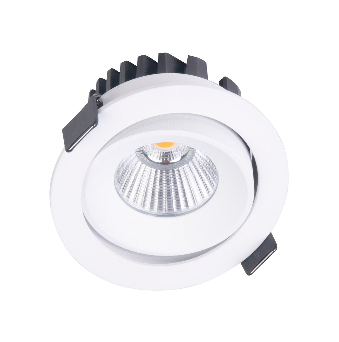 Spot incastrat de exterior Cyklop alb Ip65 Maxlight H0094