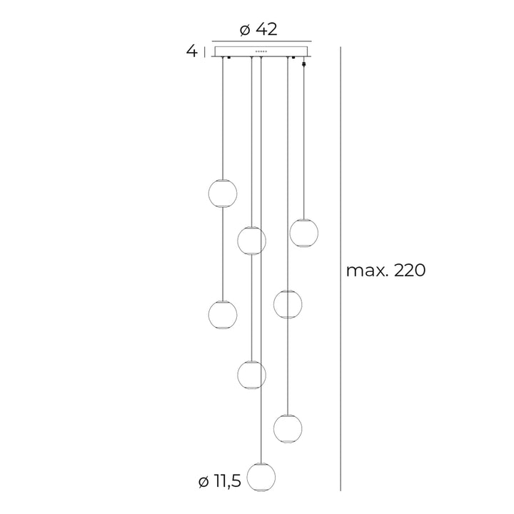 Lustra Nobile VIII Maxlight P0481