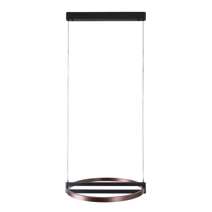 Lustra suspendata SINGAPUR cu baza rotunda Maxlight P0552