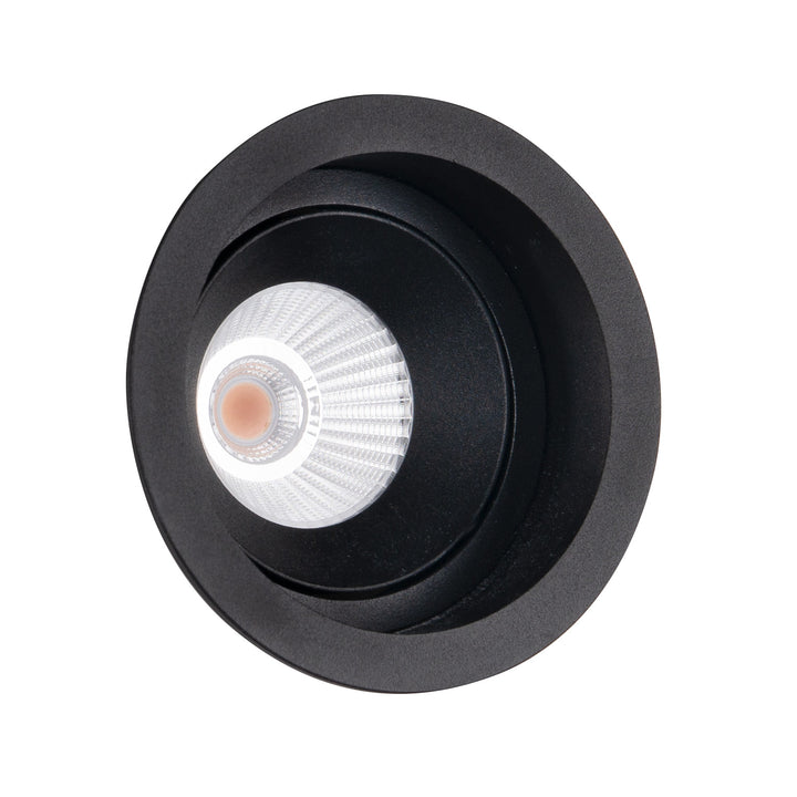 Spot incastrat Hiden negru Ip32 Maxlight H0110