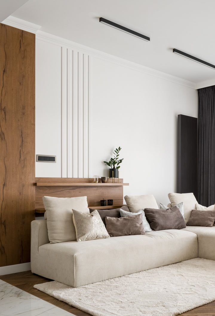 Plafoniera Linear neagra 36w 4000k dimabila Maxlight C0175d