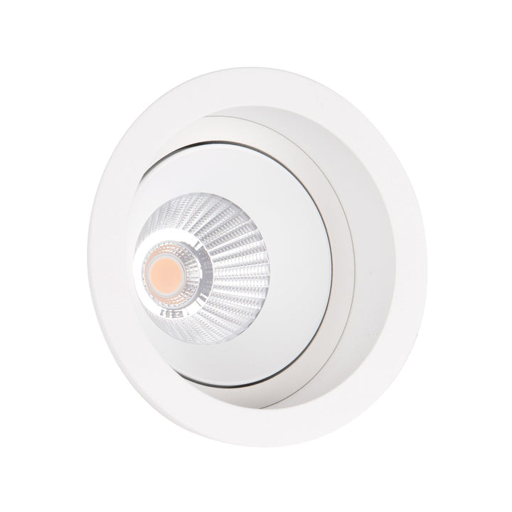 Spot incastrat Hiden alb  Ip32 Maxlight H0109