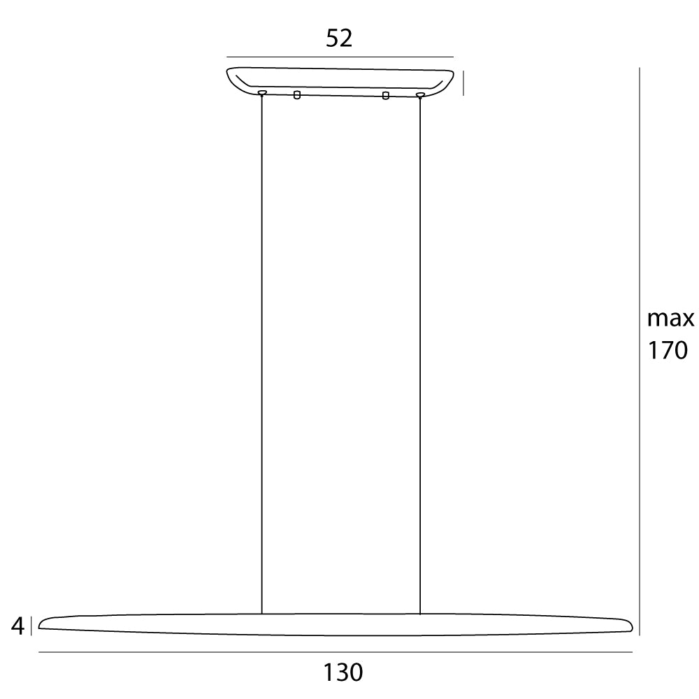 Lustra suspendata lemny Maxlight P0598