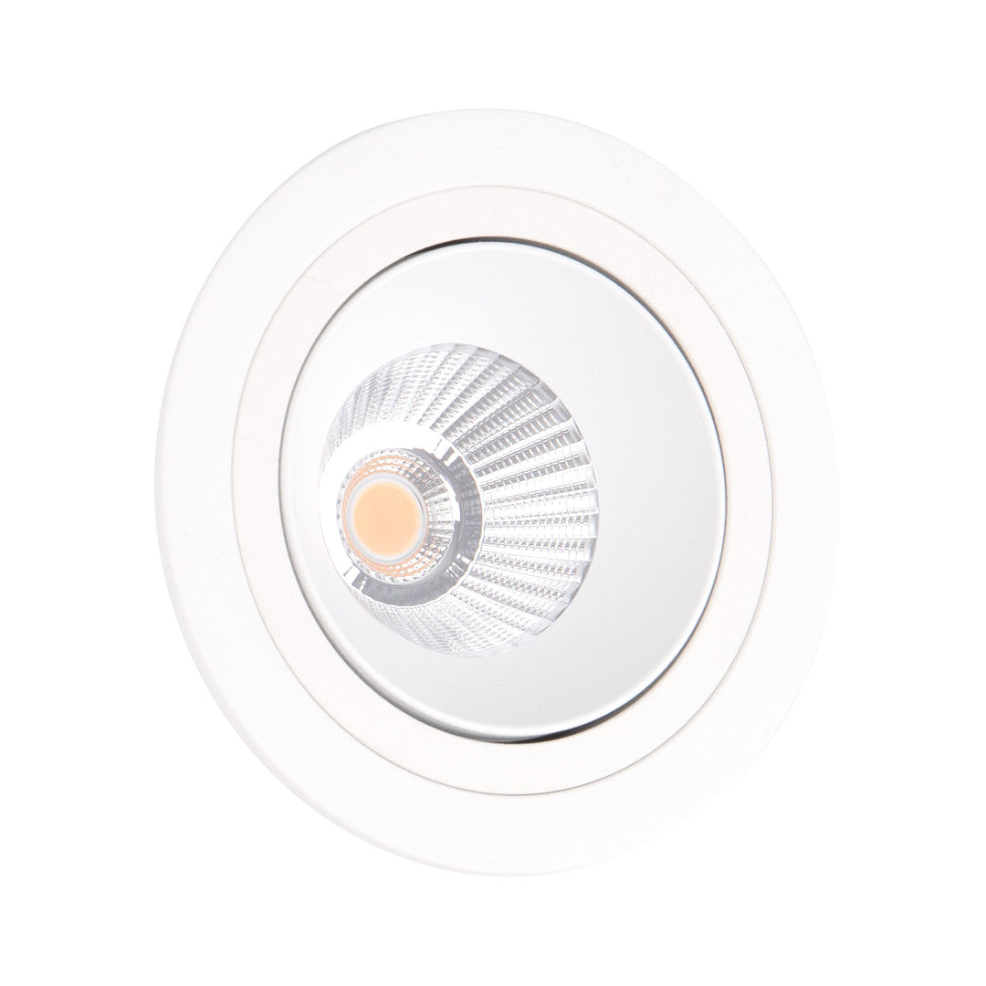 Spot incastrat Hiden alb  Ip32 Maxlight H0109