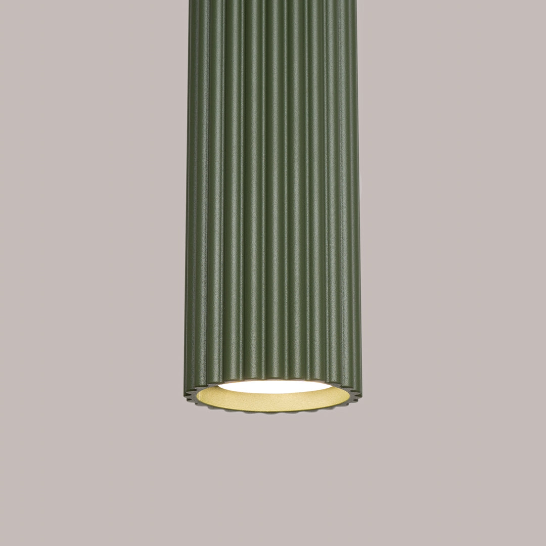 Lampa suspendata KARBON 3L verde masliniu