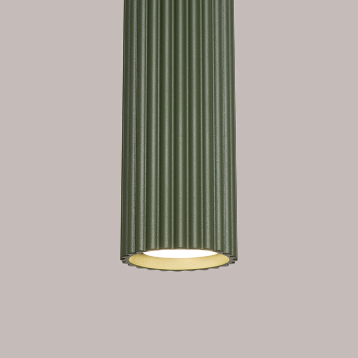 Lampa suspendata KARBON 3L verde masliniu