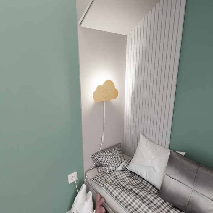Aplica de perete norisor lemn CLOUD K1 camera copii