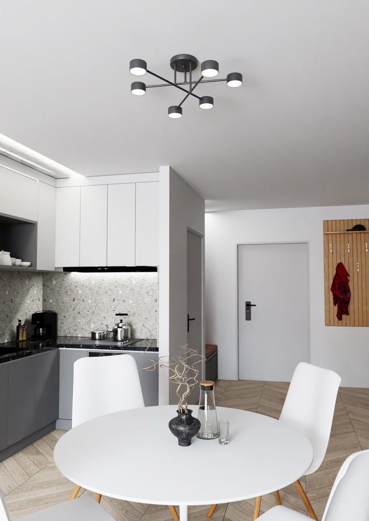 Lustra HALO 6 neagra