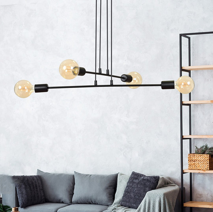 Lustra suspendata MULTIPO 4 neagra