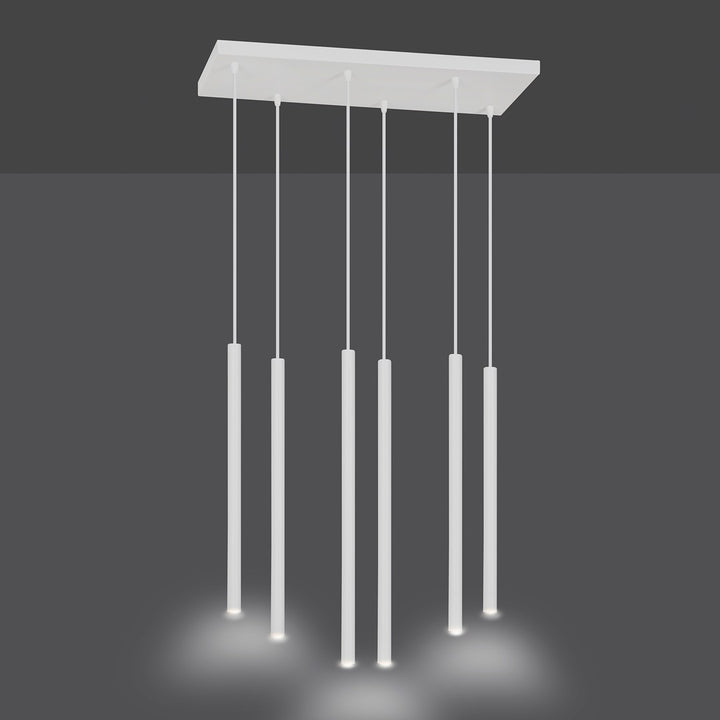Lustra suspendata SELTER 6 alba