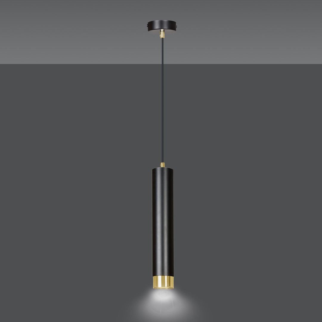 Pendul KIBO 1 negru cu auriu