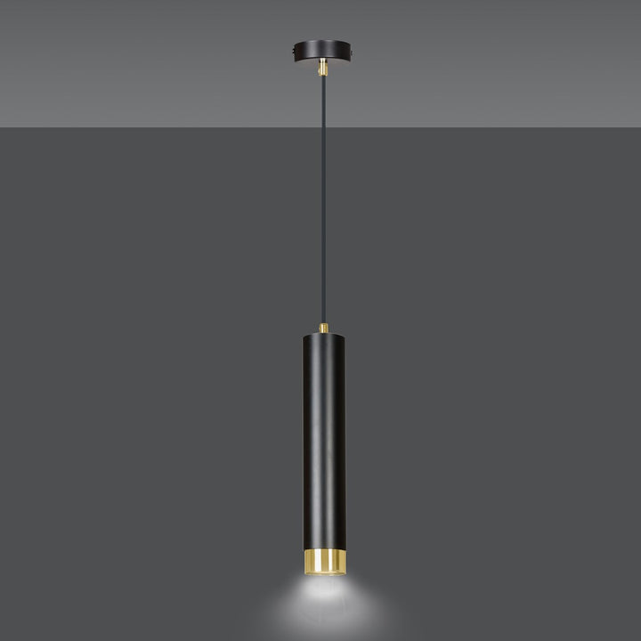 Pendul KIBO 1 negru cu auriu