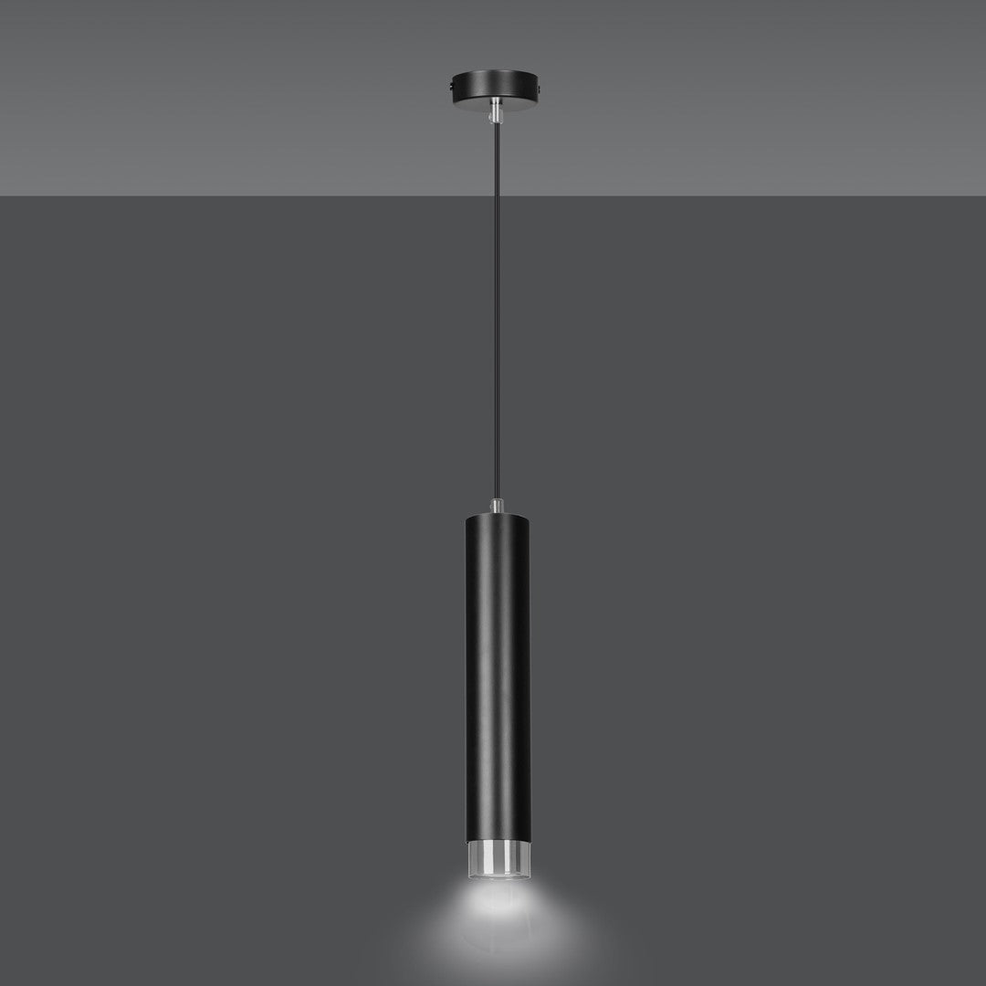 Pendul KIBO 1 negru cu crom