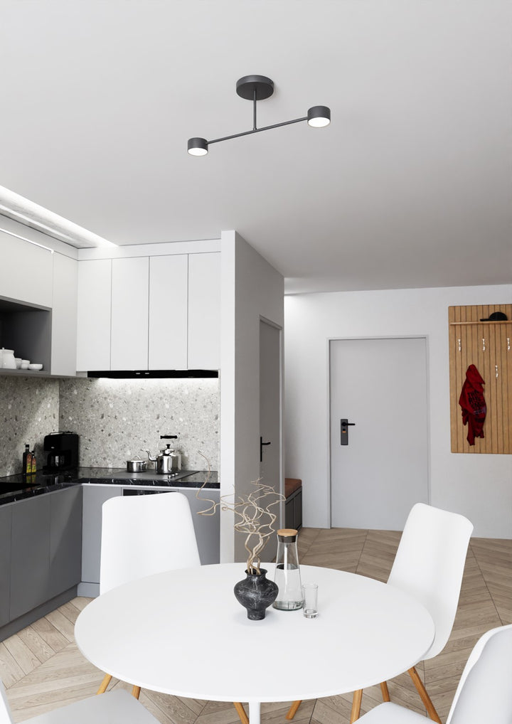 Lustra HALO 2 neagra