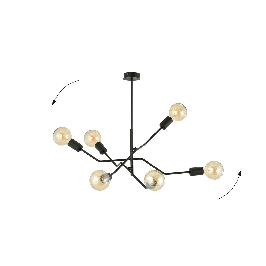 Lustra FRIX 6 neagra