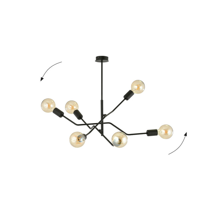 Lustra FRIX 6 neagra