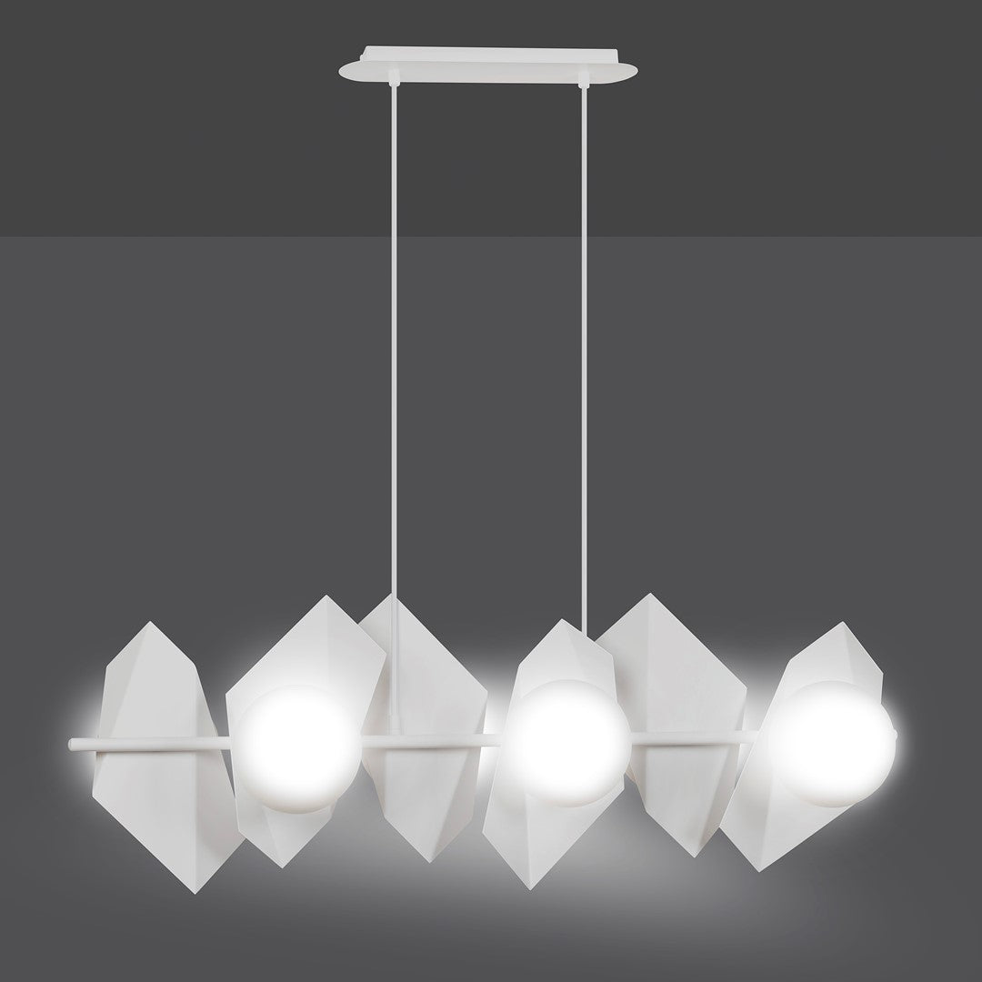 Lustra suspendata DRIFTON 6 alba