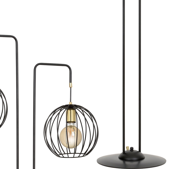 Lampa de podea ALBIO LP2 neagra