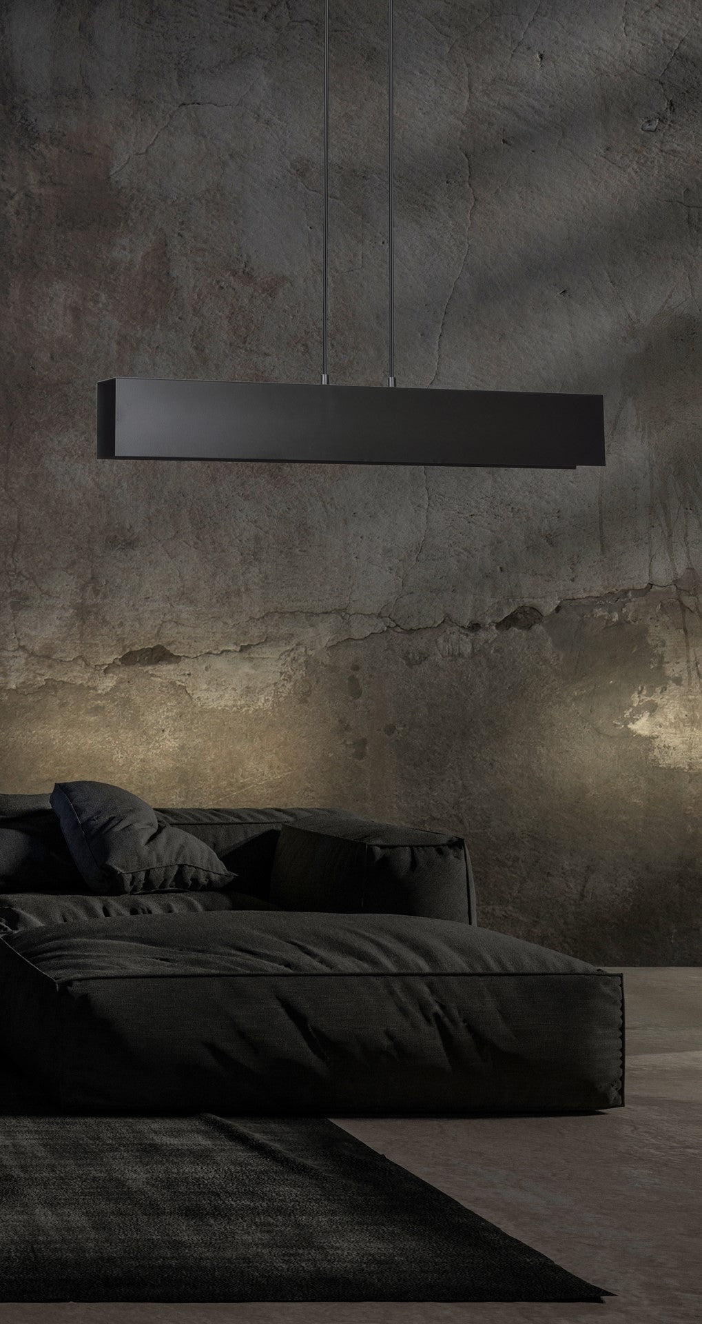 Lustra suspendata GENTOR 3 neagra