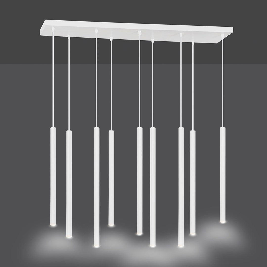 Lustra suspendata SELTER 9 alba