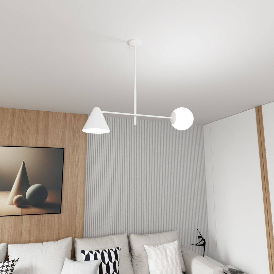 Lustra HERMES 2 alba