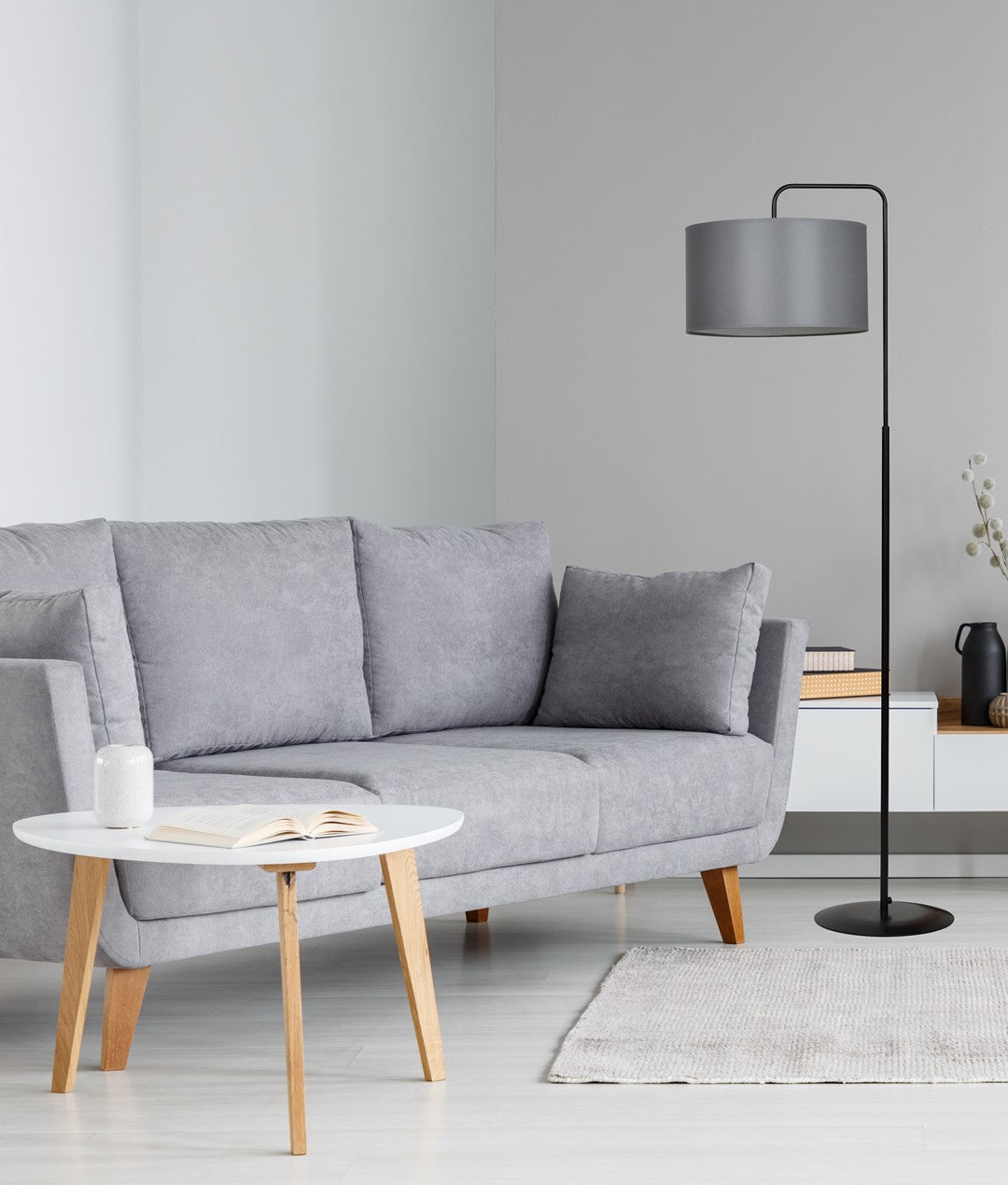 Lampa de podea TRAPO LP1 gri