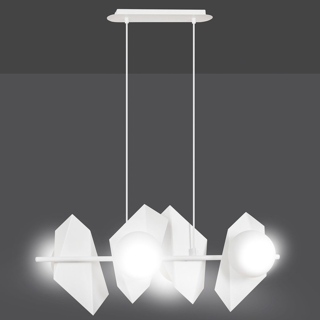 Lustra suspendata DRIFTON 4 alba