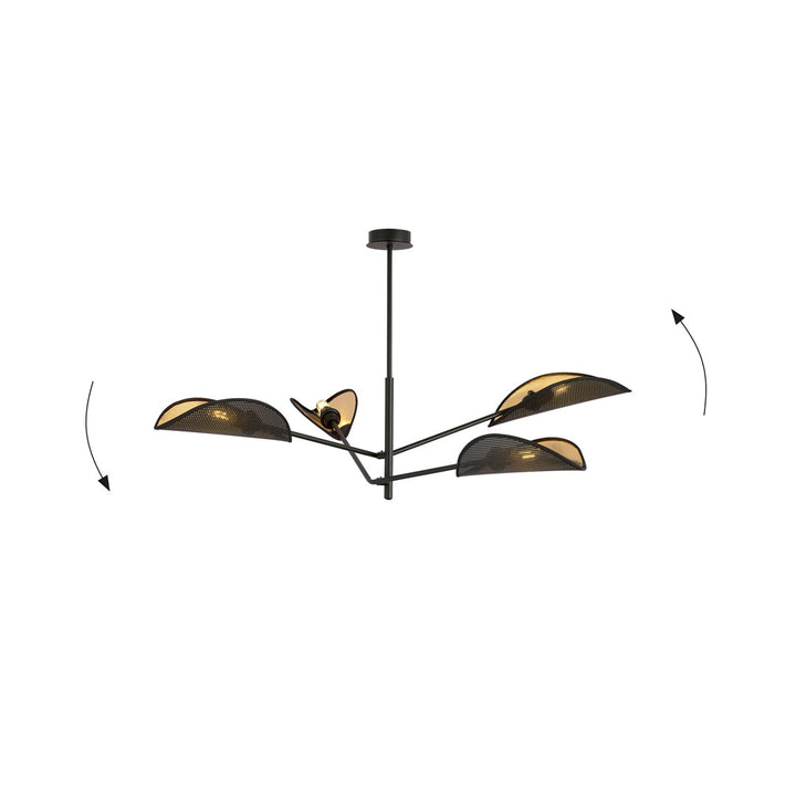 Lustra neagra cu auriu VENE 4