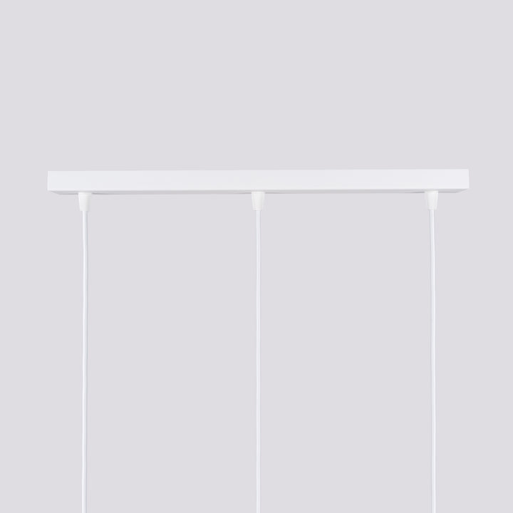 Lampa suspendata KARBON 3L alb