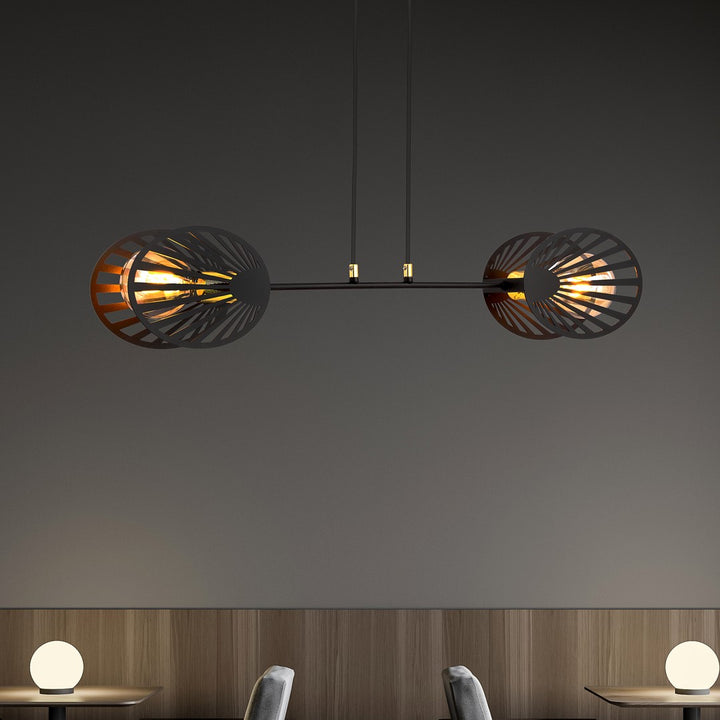 Lustra suspendata PLAYA 2 neagra