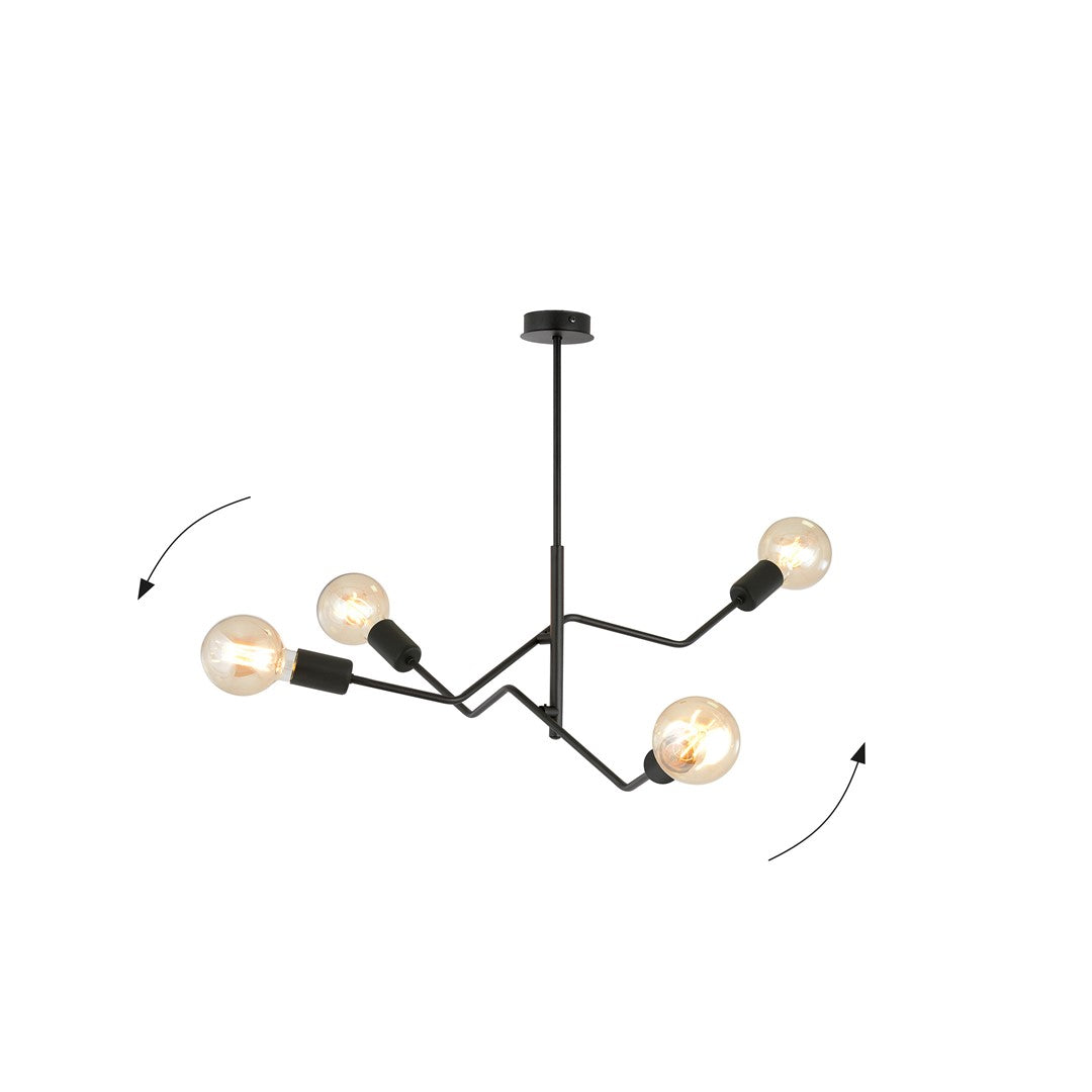 Lustra FRIX 4 neagra