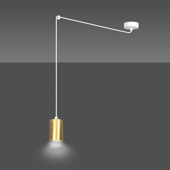 Pendul TRAKER 1 alb uc auriu