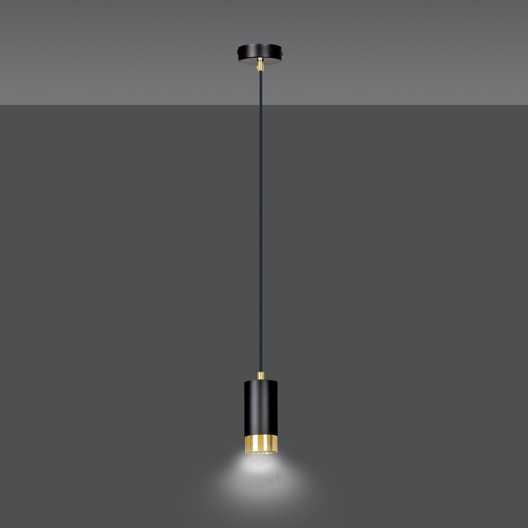 Pendul FUMIKO 1 negru cu auriu