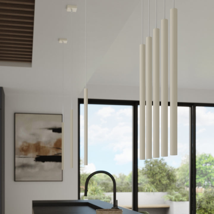 Lampa suspendata PASTELO 3P bej