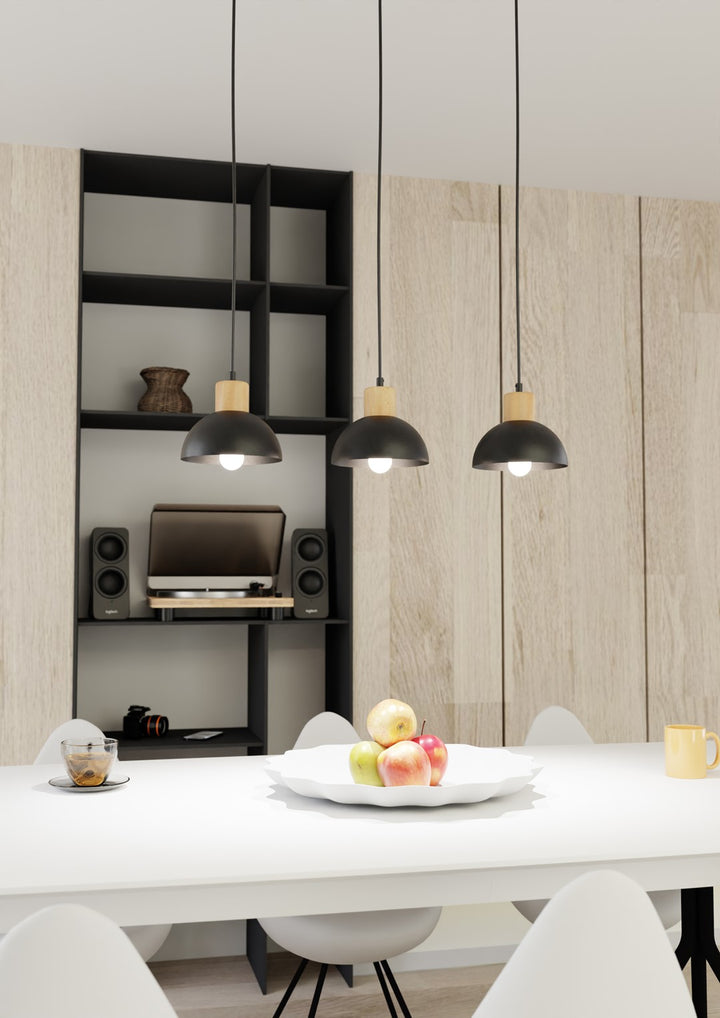 Lustra suspendata SECO 3 neagra