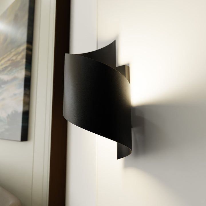 Aplica de perete SPINER neagra