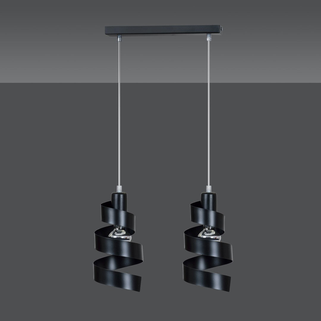 Lustra suspendata SAGA 2 neagra
