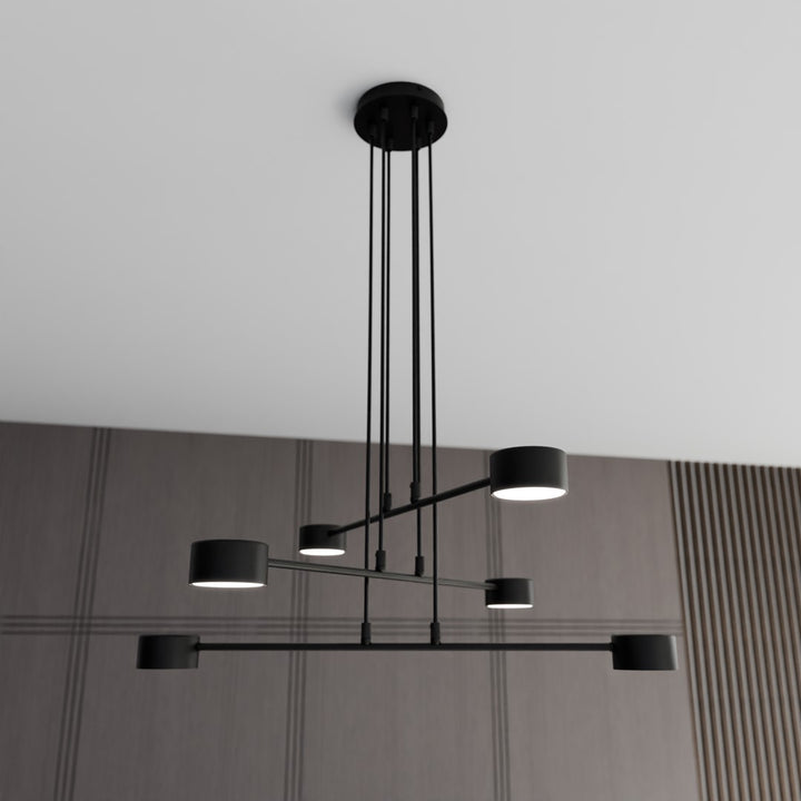 Lustra suspendata MODUS 6 neagra