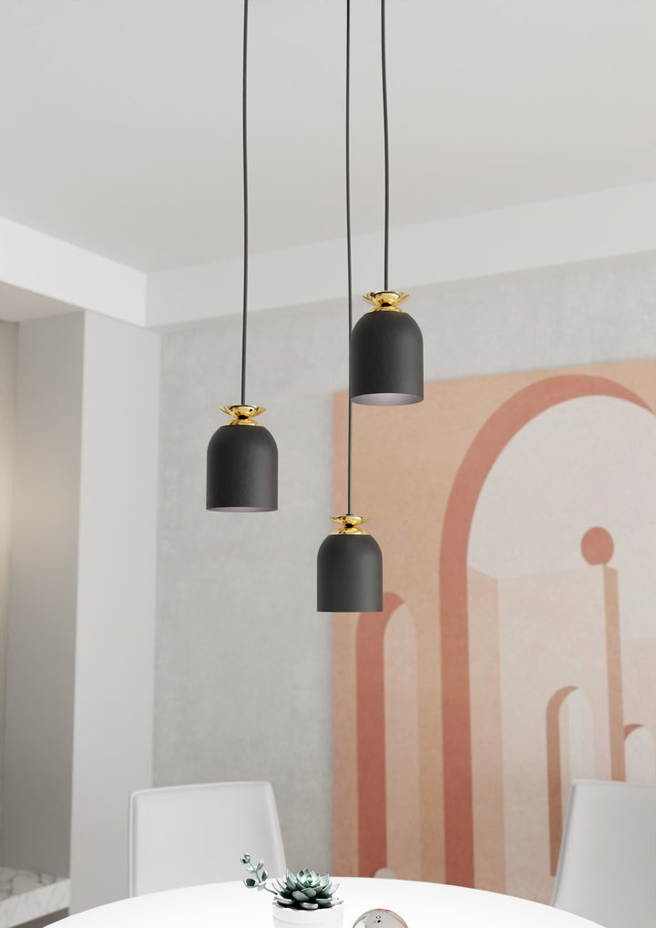 Lustra suspendata TARGET 3 PREM neagra