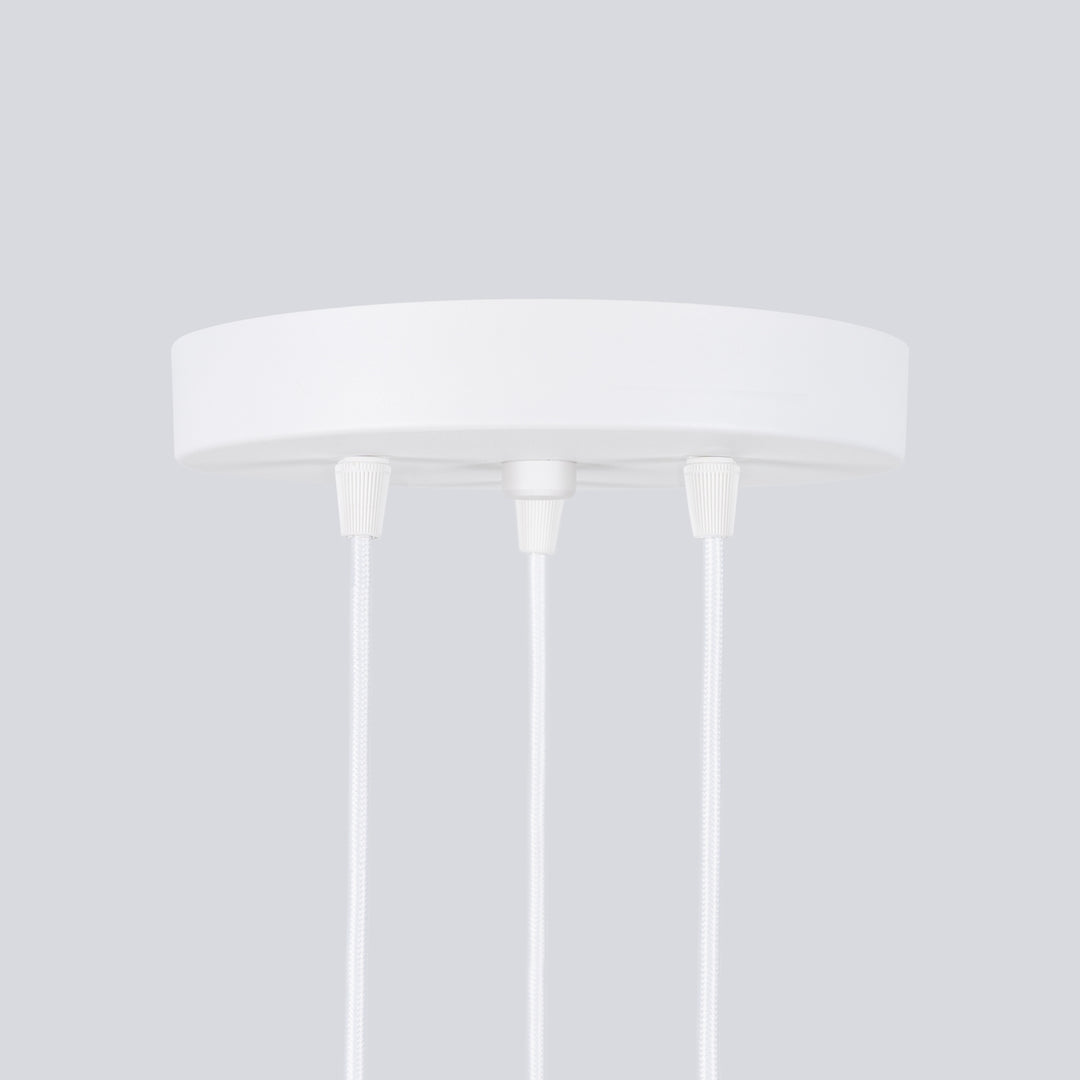 Lampa suspendata KARBON 3P alb