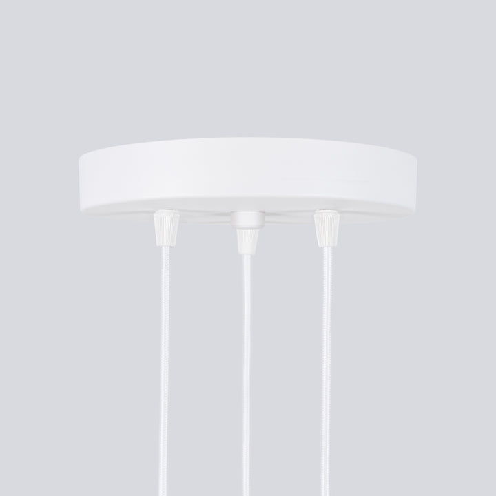 Lampa suspendata KARBON 3P alb