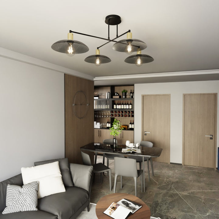 Plafoniera SPIRIT 4 neagra