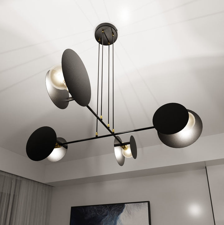 Lustra suspendata IDEA 4 neagra