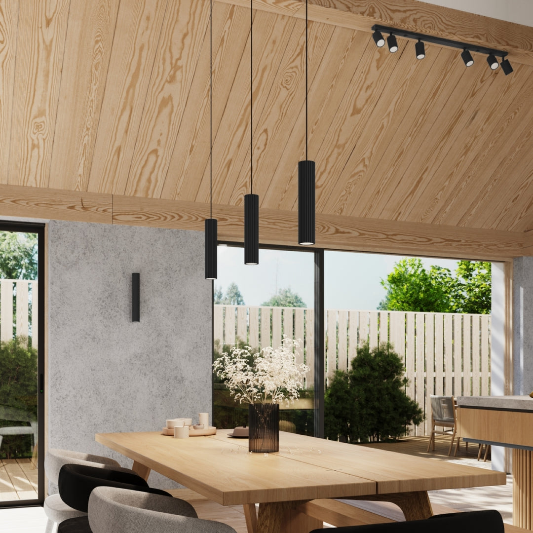 Lampa de perete KARBON 30 negru