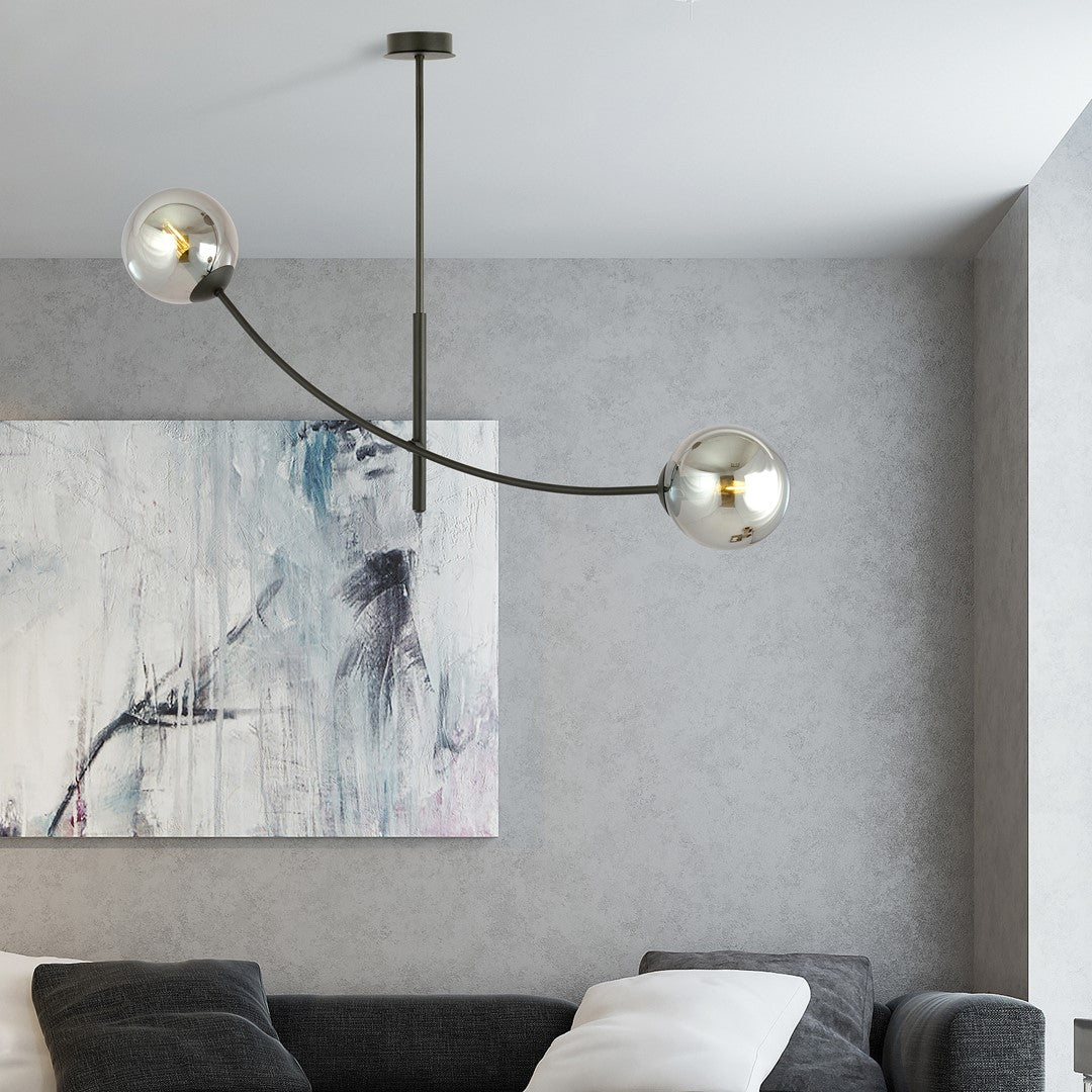 Lustra HUNTER 2 neagra/grafit