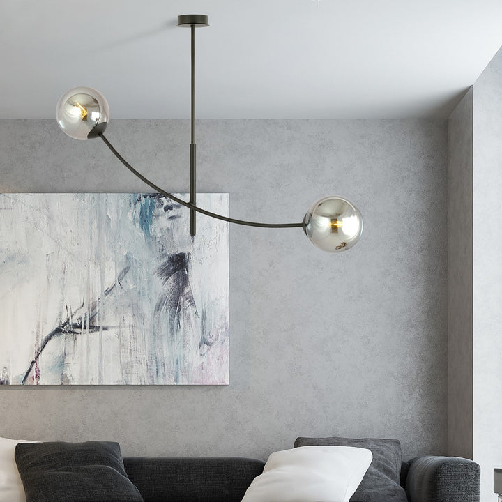 Lustra HUNTER 2 neagra/grafit