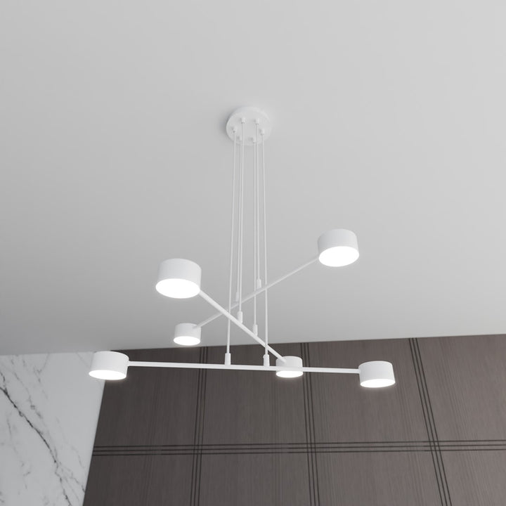 Lustra suspendata MODUS 6 alba