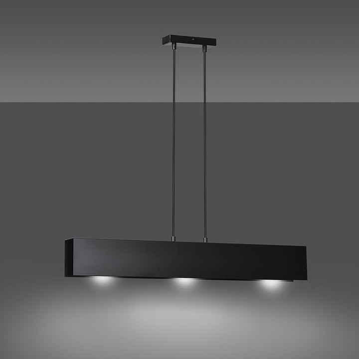 Lustra suspendata GENTOR 3 neagra