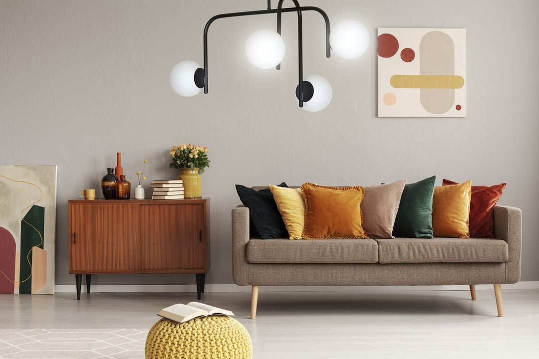 Plafoniera KALF 4B neagra