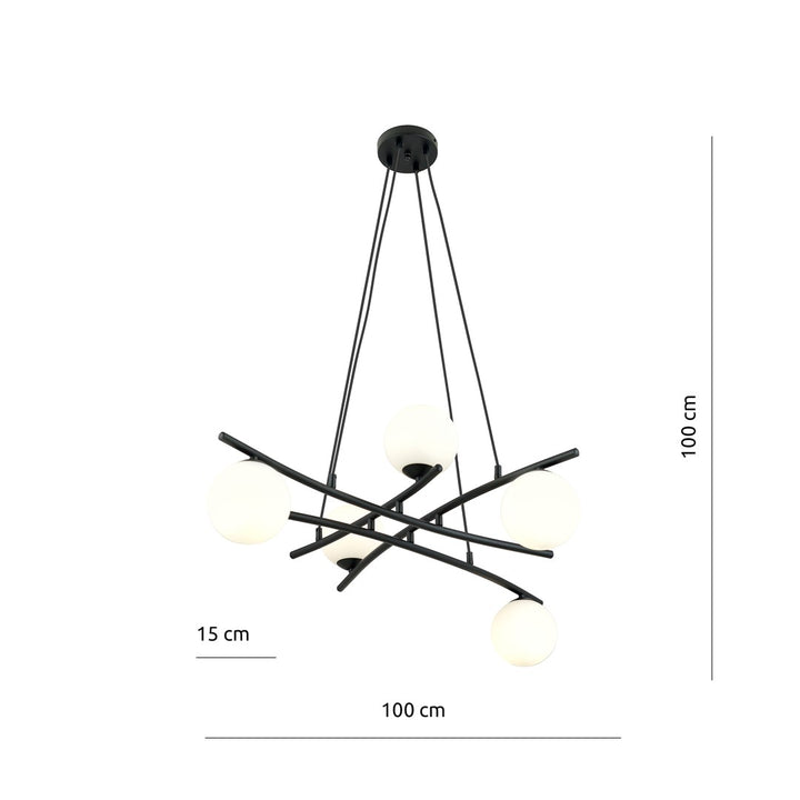 Lustra suspendata ESSA 5 opal